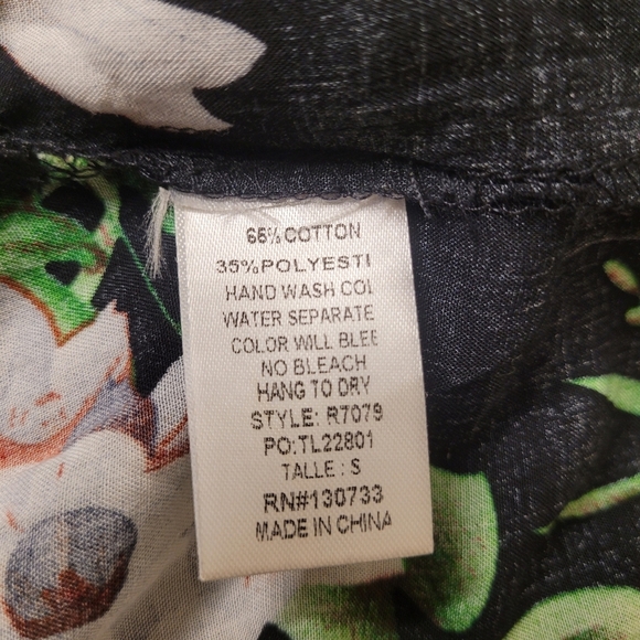 Umgee Floral Boho Lightweight Dress sz S R7079 - Picture 8 of 9